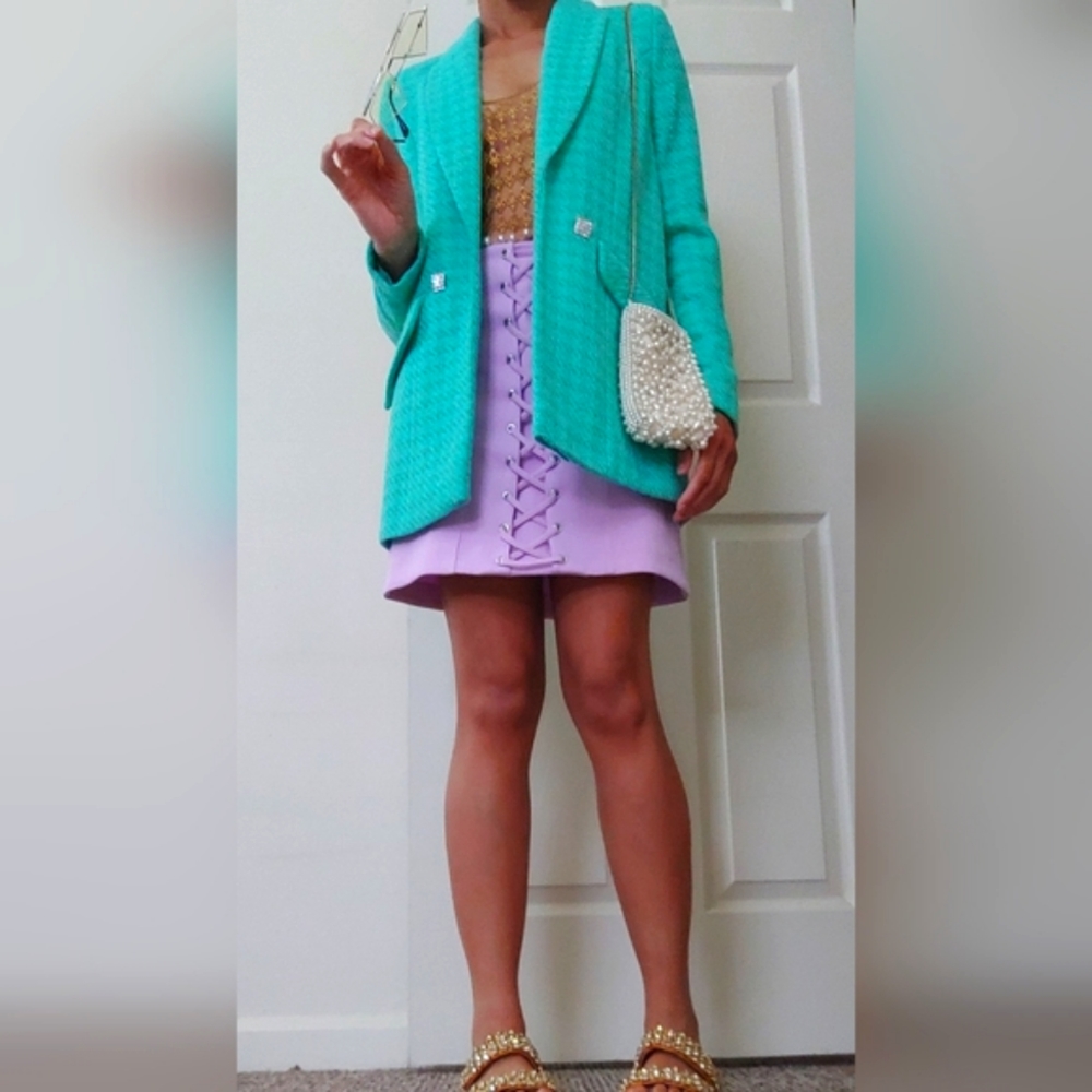 River Island Purple Mini Skirt - Picture 7 of 8
